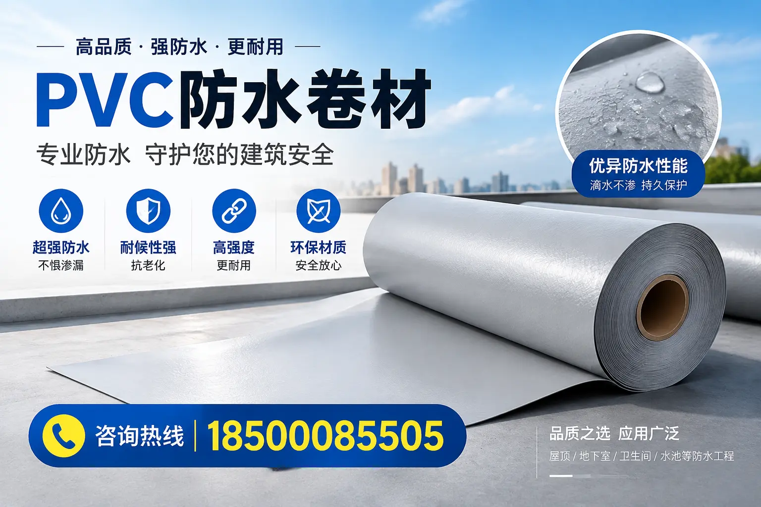 丹东地区pvc防水卷材的市场现状与发展趋势